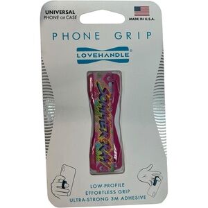 LoveHandle Phone Grip Strap Pink